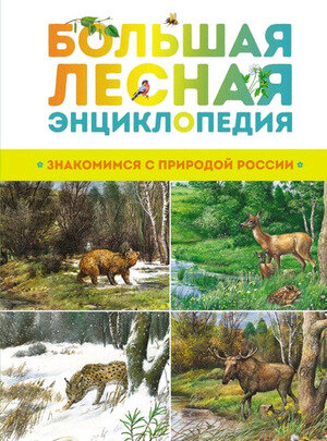 Энциклопедия(Махаон) Большая лесная энц. Знакомимся с природой России (Тихонов А.)