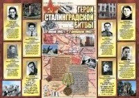 _НаглядОформитПлакаты КПЛ-268 Герои Сталинградской битвы (А2) ФГОС